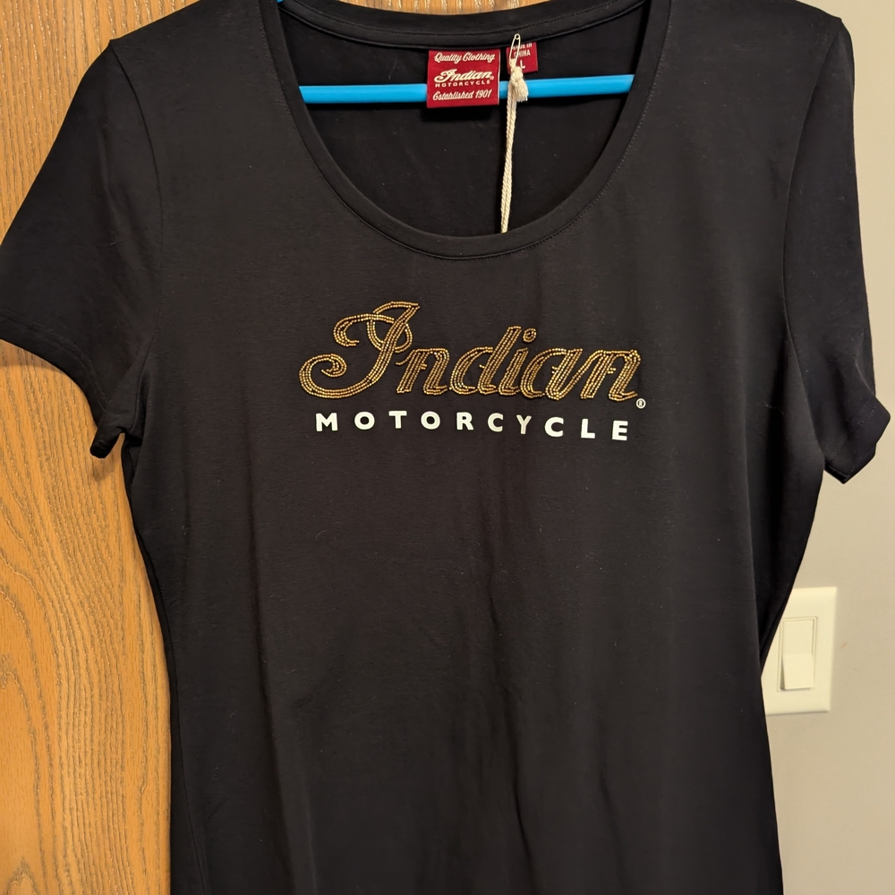 Indian Motorcycle Women's Black Tee